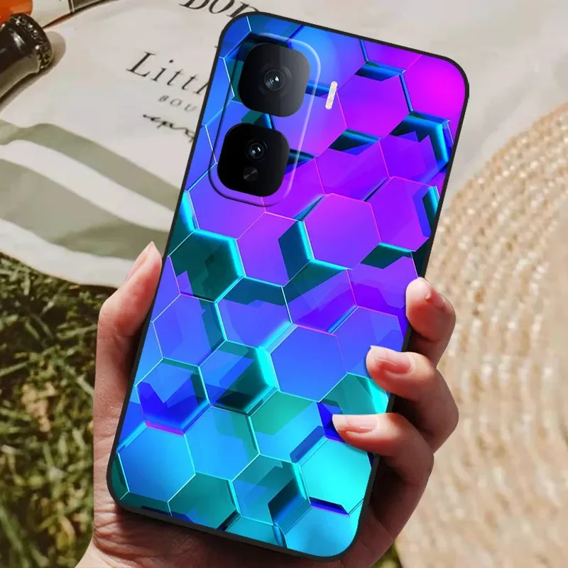 Cute Cat TPU Soft Silicone Protective Case Cover - Painted Design for VIVO IQOO Neo 10 Series
