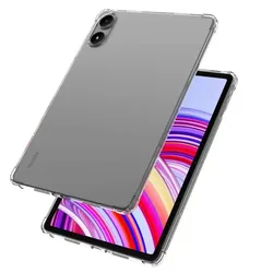 Transparent Silicone Back Tablet Cover with Airbag Protection, Soft TPU for Redmi Pad Pro 12.1 (Clear)