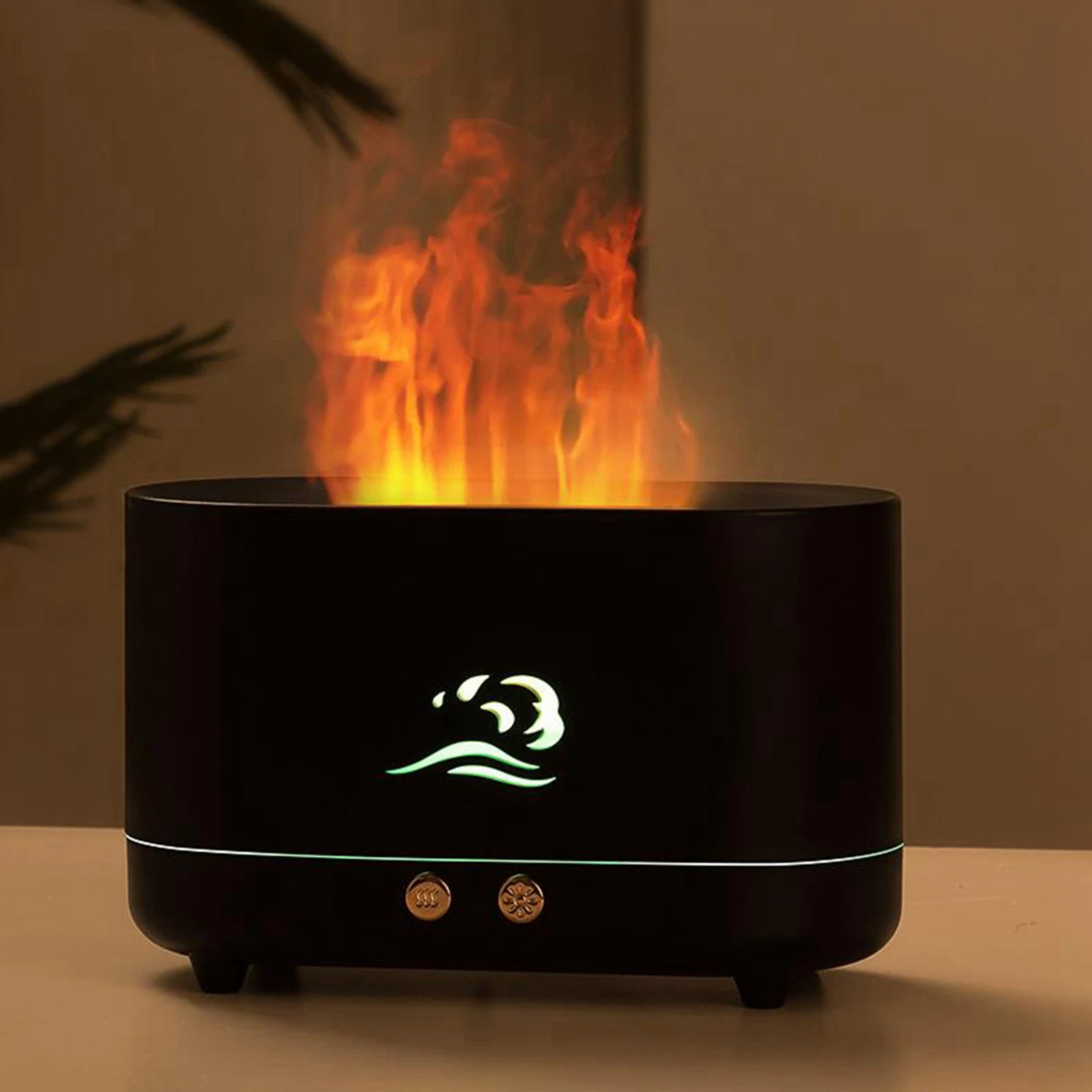 250ml Car Flame Air Humidifier Essential Oil Diffuser Aroma Ultrasonic Mist Maker Aromatherapy Humidifiers Diffusers Fragrance