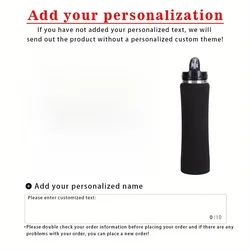 Customized Insulated Stainless Steel Water Bottle with Straw - Ideal Gift for Fitness & Cycling Enthusiasts (Black)