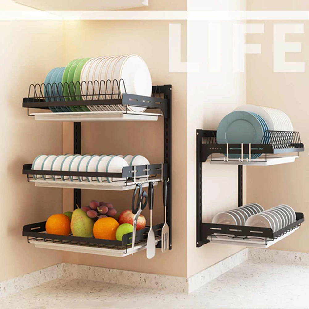 Sink Dish Rack Wall Hanging Kitchen Sink Dish Drying Rack On Wall