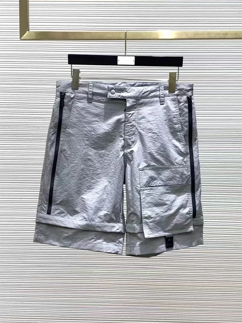 thumbnail image 1 of Pantalones cortos casuales grandes con logotipo bordado para hombre, primavera/verano 2024, 1 of 4