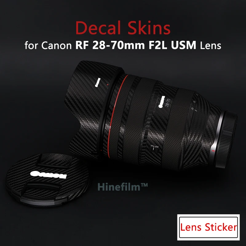 Rf28-70F2 Decalcomanie Per Lenti Per Canon Rf28-70Mm F2 L Usm Lens Premium Sticker 2870 F2 Lens Custodie Antigraffio