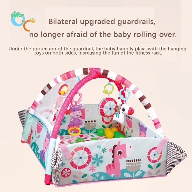 Intelligent Early Education Fun Mat Toy Newborn Crawling Blanket Pedal Infant Play Fitness Mat Activity Mat Gym Baby Toys 4