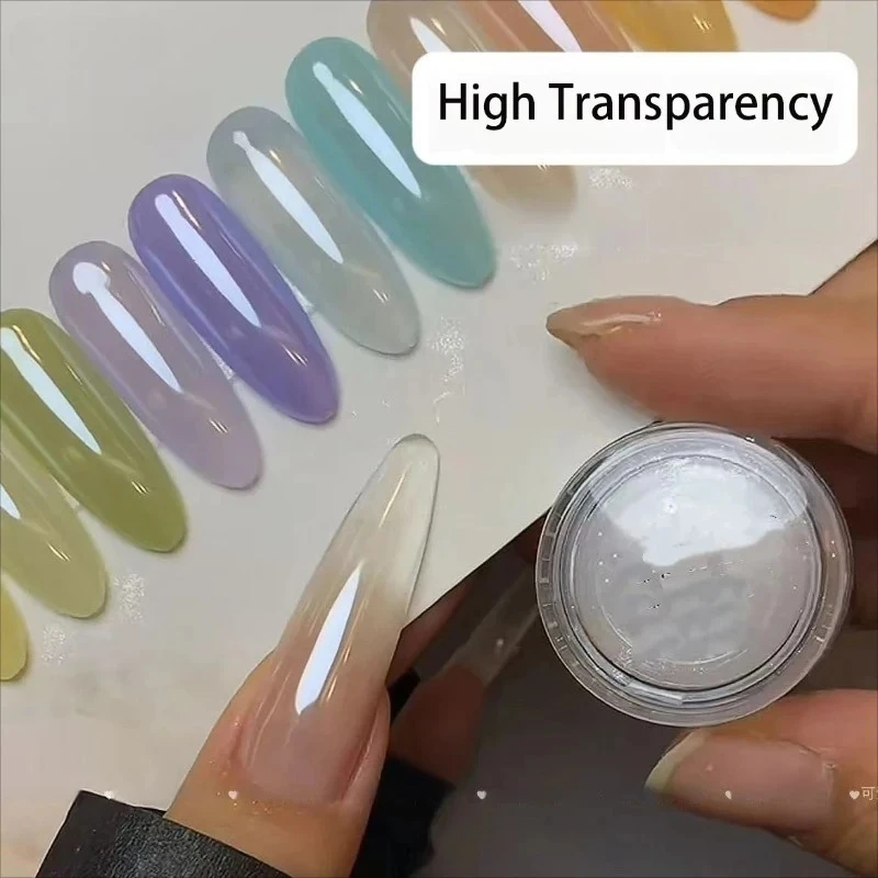 네일 미러 오로라 글리터 크리스탈 파우더 브라이트 문라이트 펄 화이트 버핑 파우더 DIY 매니큐어 하이라이트 쉬머 더스트