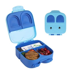 Small Bento Lunch box for kids Toddlers 2-7 ages ,loncheras para Blue