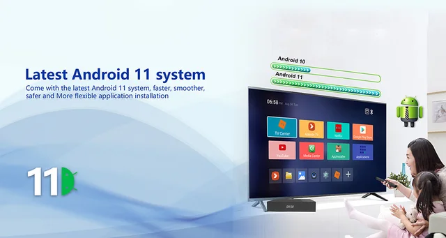Smart Tv Box Gravity X4 Plus 4K Android 11 5G RAM 4GB — OfertaYa