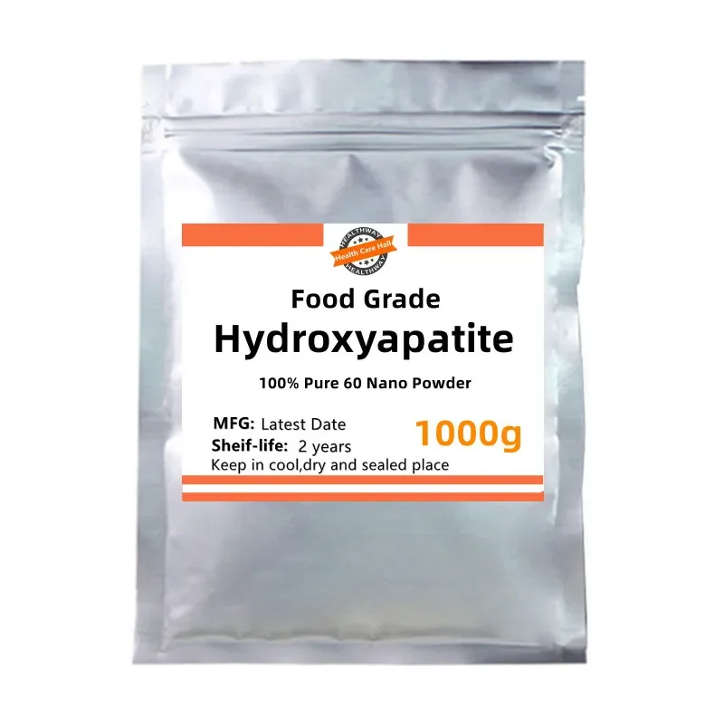 50g-1000g Food Grade 100% Pure Hydroxyapatite 60 Nano Powder for Toothpaste