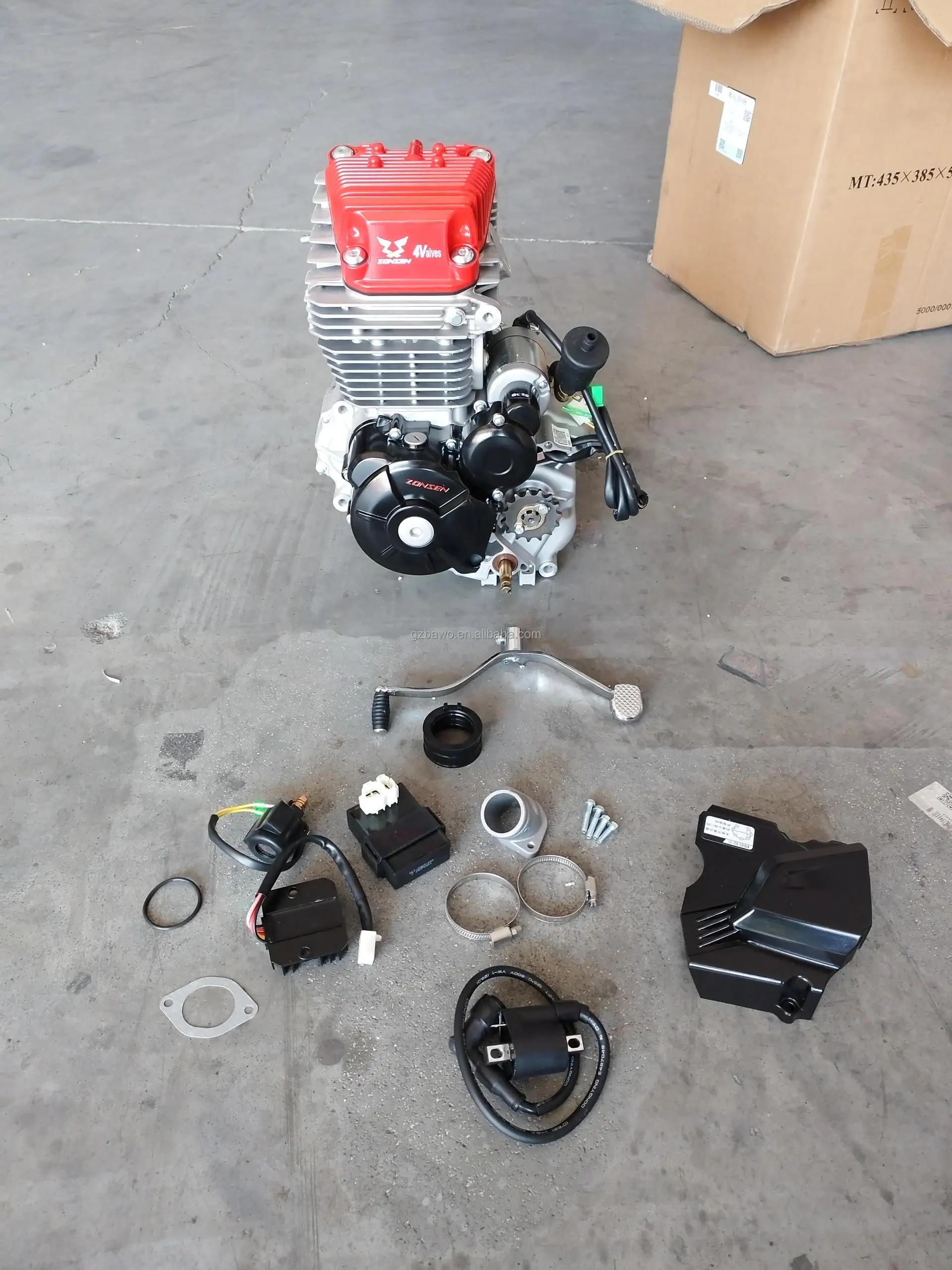 CB300RL ZONGSHEN Engine 4valves 300cc For Dirt Bike Engine Air