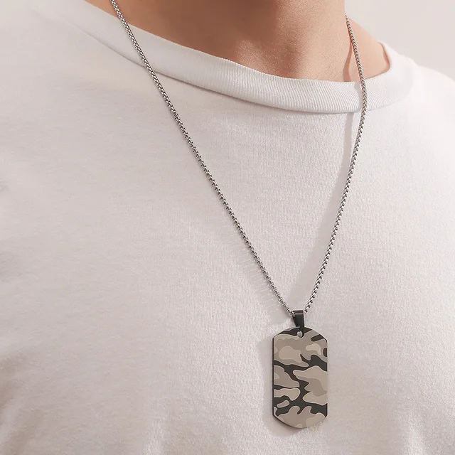 Collana Militare Dog Tag Personalizzata - Acciaio Inox, Regalo Per Uomini E Donne