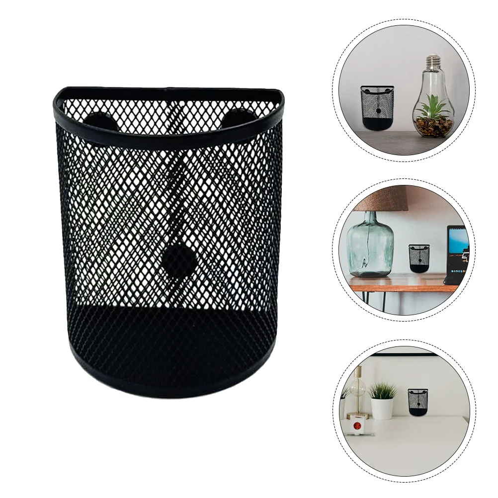 

2 Pcs Magnetic Locker Accessories Storage Box Desktop Pen Organizer Iron Container Tabletop Holder