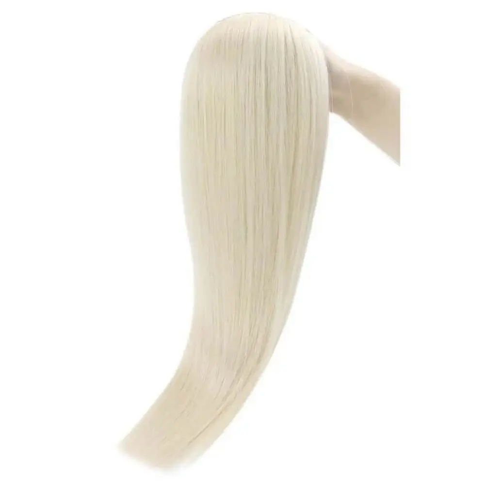 Ugeat Virgin Injection Tape Extension [12 Months] Wear Invisible Platinum Blonde 10A Grade Durable Longevity