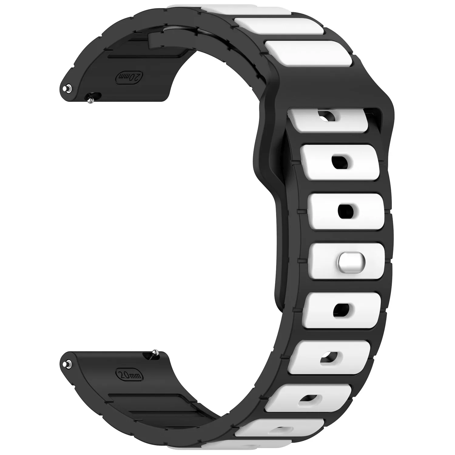 22mm Sports Silicone Strap for Smartwatches - Durable and Comfortable Wristband