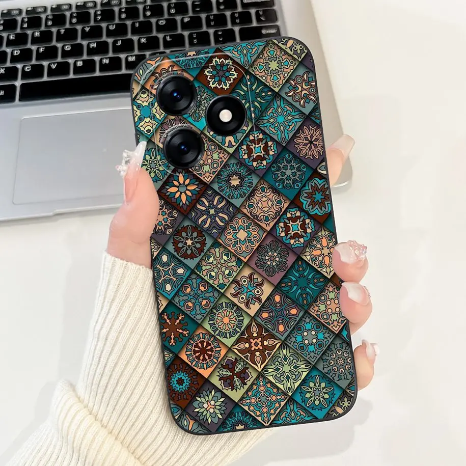 Fashion Flower Bowknot Soft Silicone Bumper Case in Liquid Finish