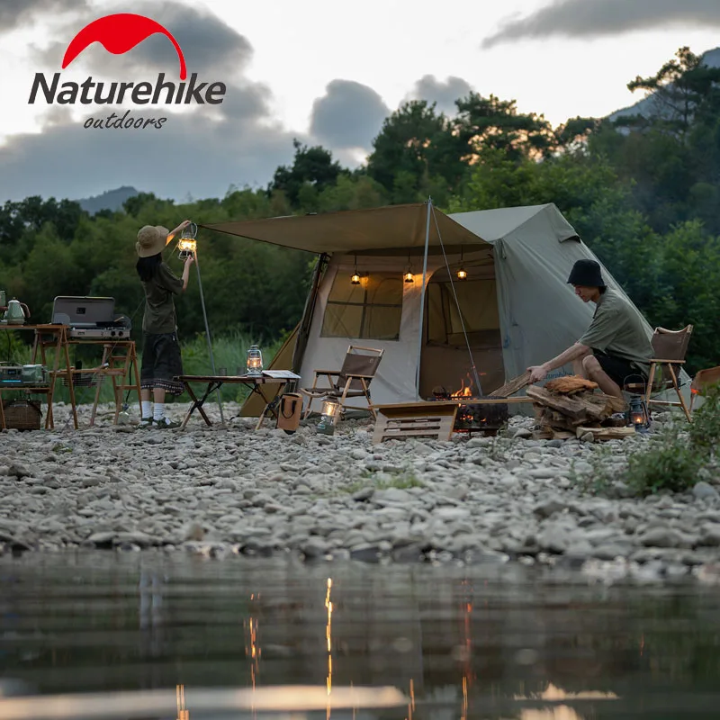 

Naturehike Village5.0 Family Tent Outdoor Camping Luxury Automatic Tent Waterproof Sunscreen Camping Folding Tent For 3-4 People