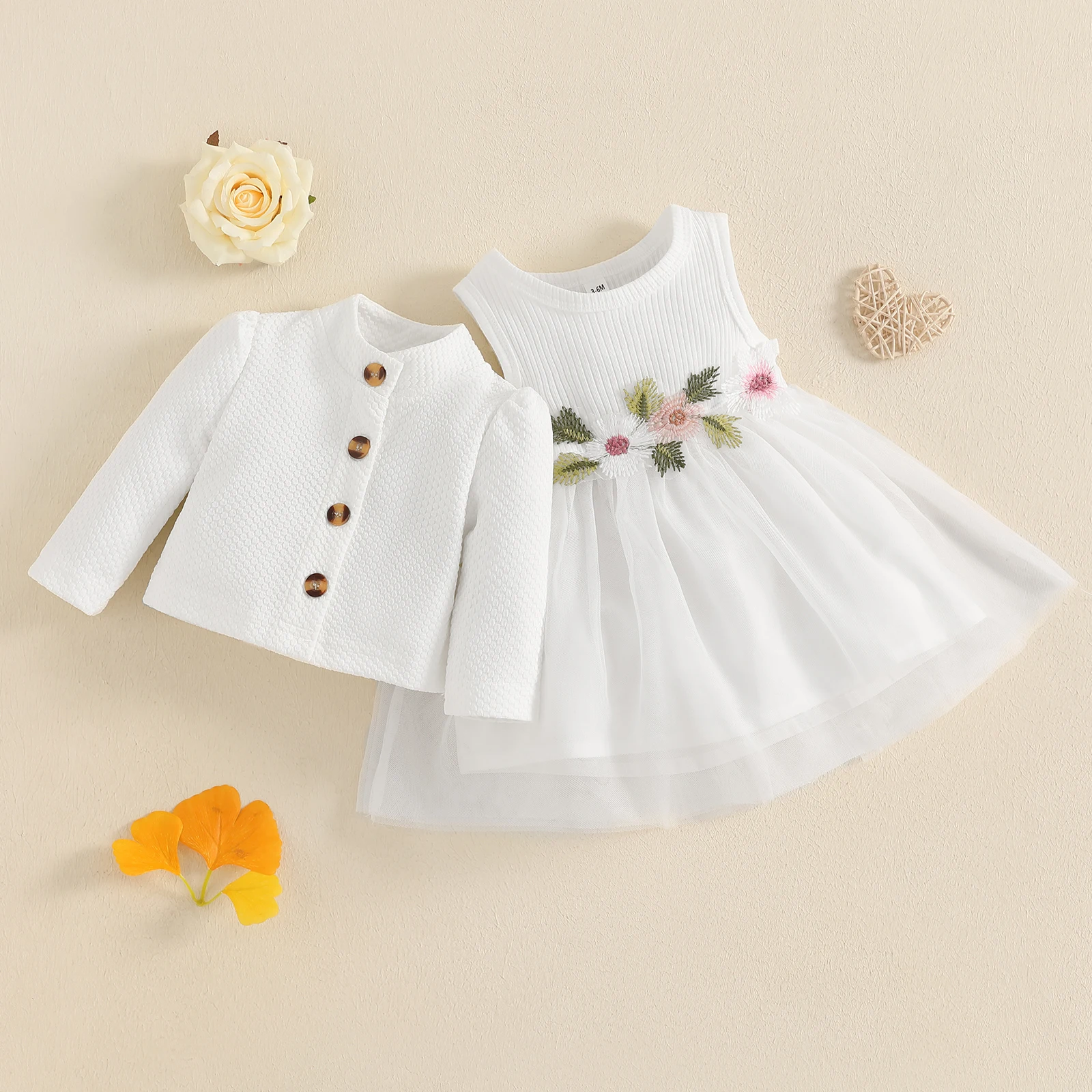 Baby Girl 2PCS Dress Set 3