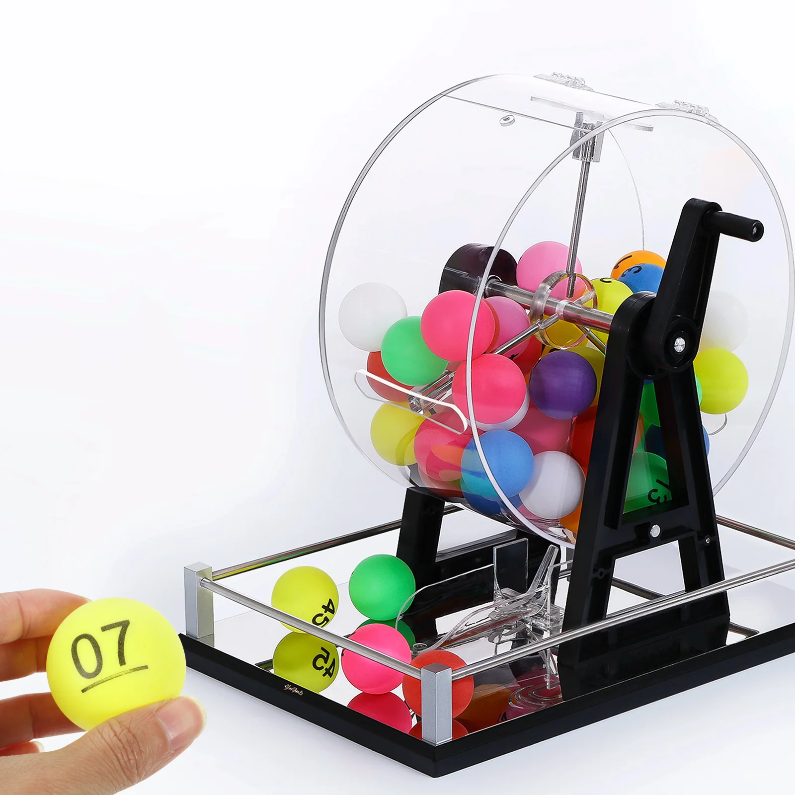 10Pcs Color Number Ball Lottery Box Selection Party Lucky Draw Table Tennis Balls for Colored Game Props Home Party Supplies
