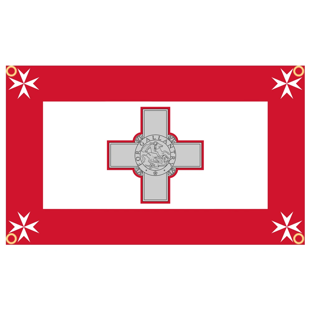 60×90 90x150 120×180CM Malta Maltese Emblem Flag Polyester Printed Banner Tapestry For Decor