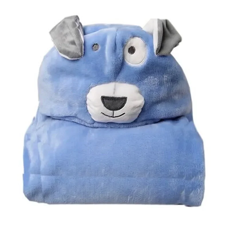 Giraffe Bear Shaped Baby Hooded Bathrobe Soft Infant Newborn Bath Towel Blanket 3