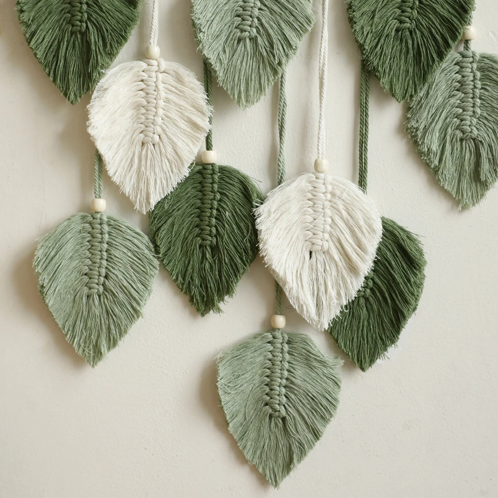 Leaf Macrame Tapestry 9