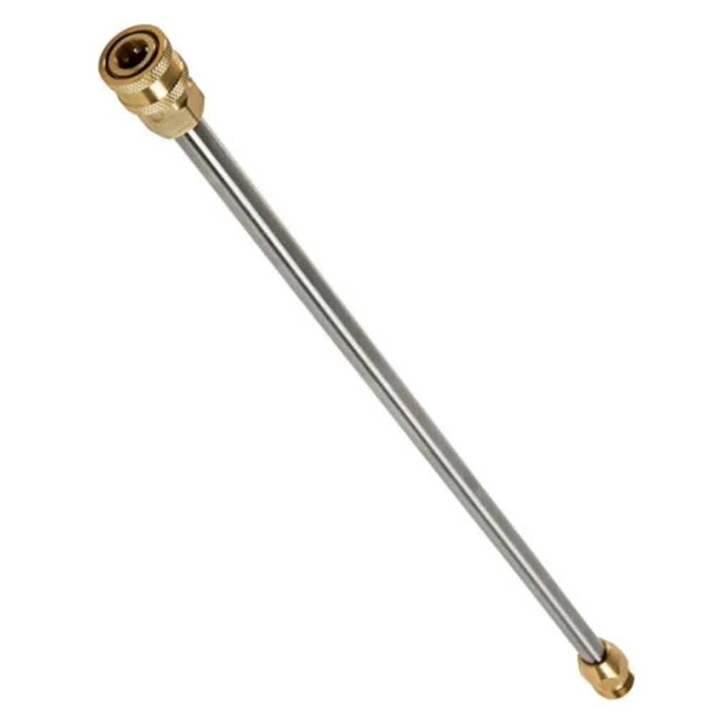 

1/4" Connector Pressure Washer Wand 4000 PSI Extension rod Part Quick Connect Replacement Stainless Steel Tool