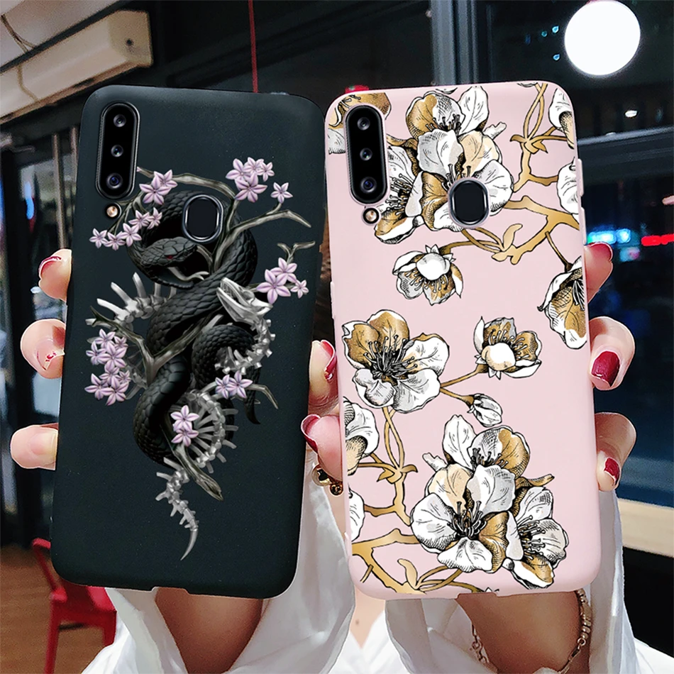 Per Samsung Galaxy A20 Custodia A20S A20E Fashion Scacchiera Cover Verniciata Custodia Morbida In Silicone Tpu Per Samsung A 20 S E A20E Paraurti
