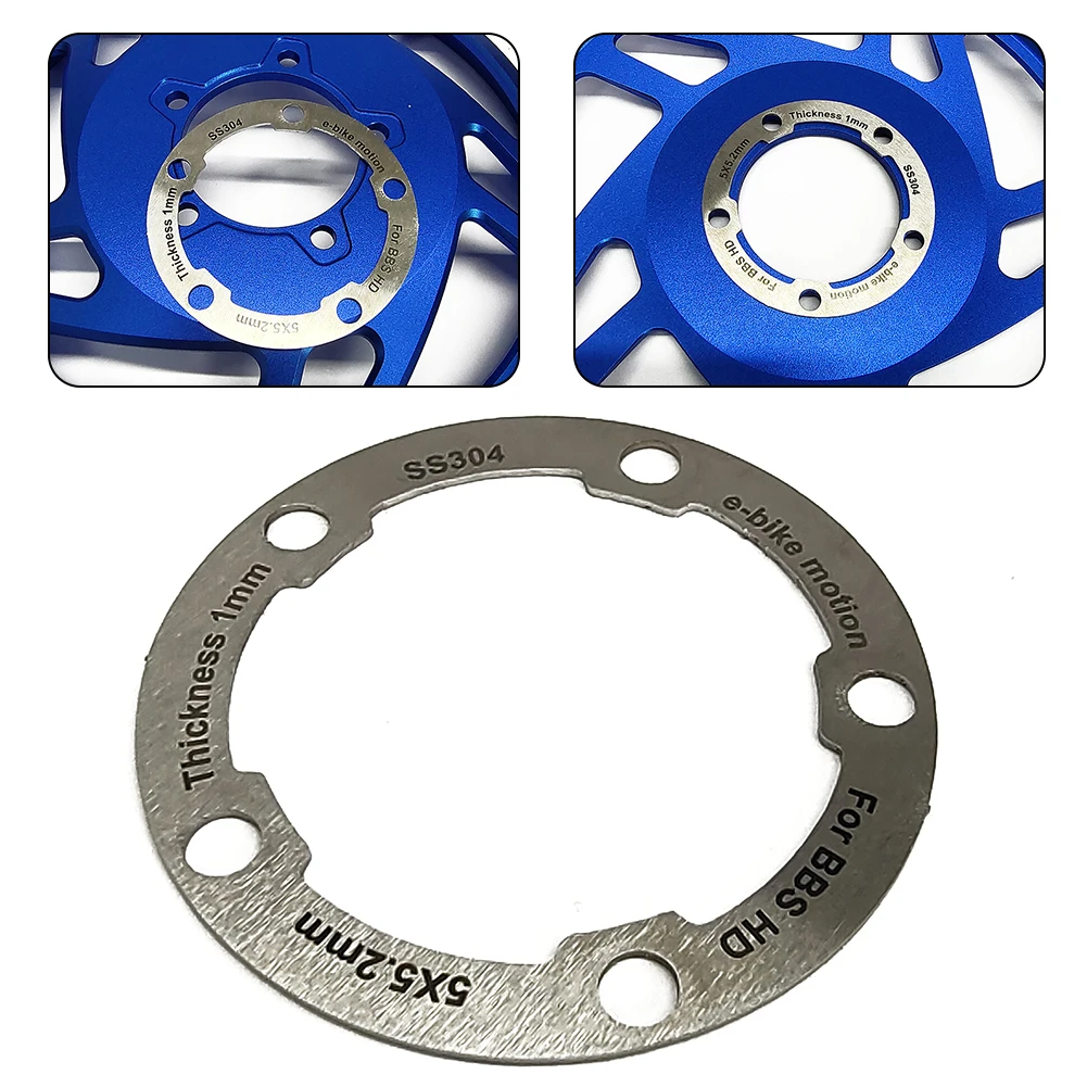 Electric Bicycle Chainring Washer For BAFANG BBSHD Chain Ring Offset Correction Spacer Gasket Ebike Accessories