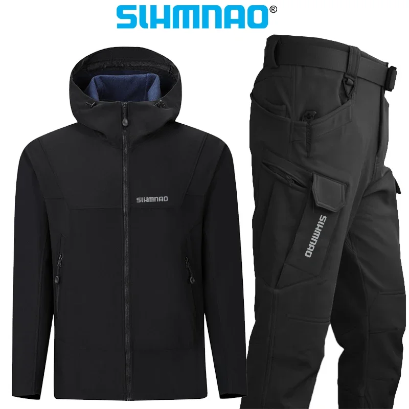 Fishing Jacket, Windproof and Waterproof Soft Shell, Men's and Women's Outdoor Hooded Jacket, Top, Cycling Jacket