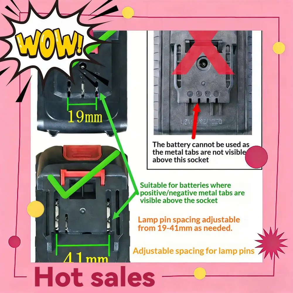 12V-72V LED 미니 포켓 작업등 2가지 모드 조명 배터리 없음 캠핑 랜턴 5..