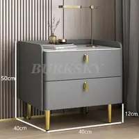 Тумбочки Шкафы Прикроватная тумбочка для гостиной Мебель для дома Современные шкафы Прикроватная тумбочка Белый шкафчик для хранения для спальни — изображение 6