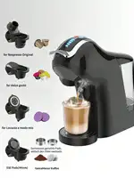 One Pcs Capsule Coffee Machine 5 in 1 Hot and Cold Espresso Coffee Maker for K-Cup Capsule Ese Pod Ground Coffee 19 Bar High Pre 2