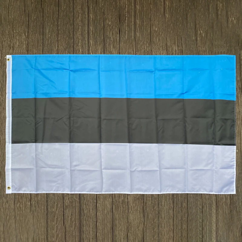 

free shipping xvggdg Estonia flag Banner 90*150cm Hanging Estonia National flag