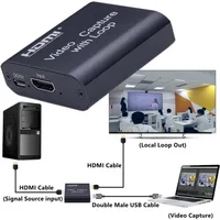 4K HDMI Video Capture Card With Loop Out for Game Recording Live Streaming 1080P Grabber for Live Broadcas Switch Xbox PS4/5 - Image 3