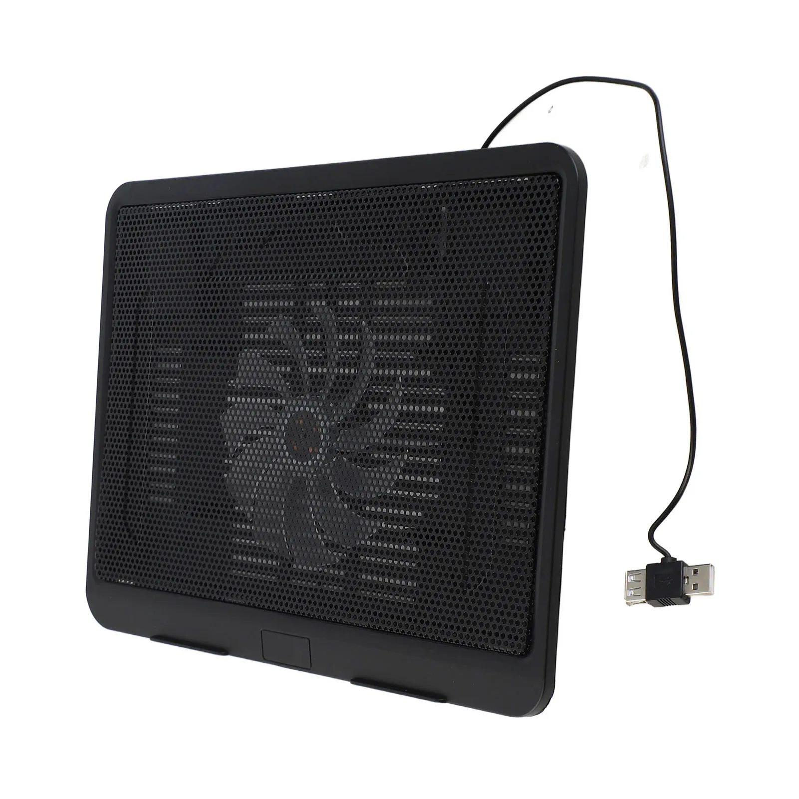 Enhanced Laptop Cooling Pad with Big Fan and USB Stand