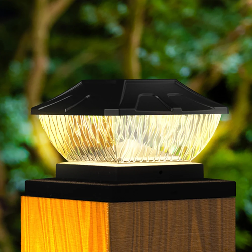 

2pcs LED Solar Post Lights IP65 Waterproof Square Column Lamp Solar Powered Fence Gate Street Light For Garden Stigma Lamp