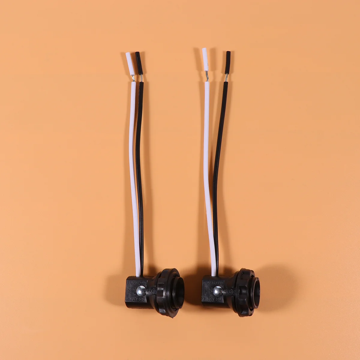 

6pcs E12 Lamp Holder Base Light Sockets with Wire Lampholders Base Wire Leads Connector LED Light Accessory -1205 125V 75W