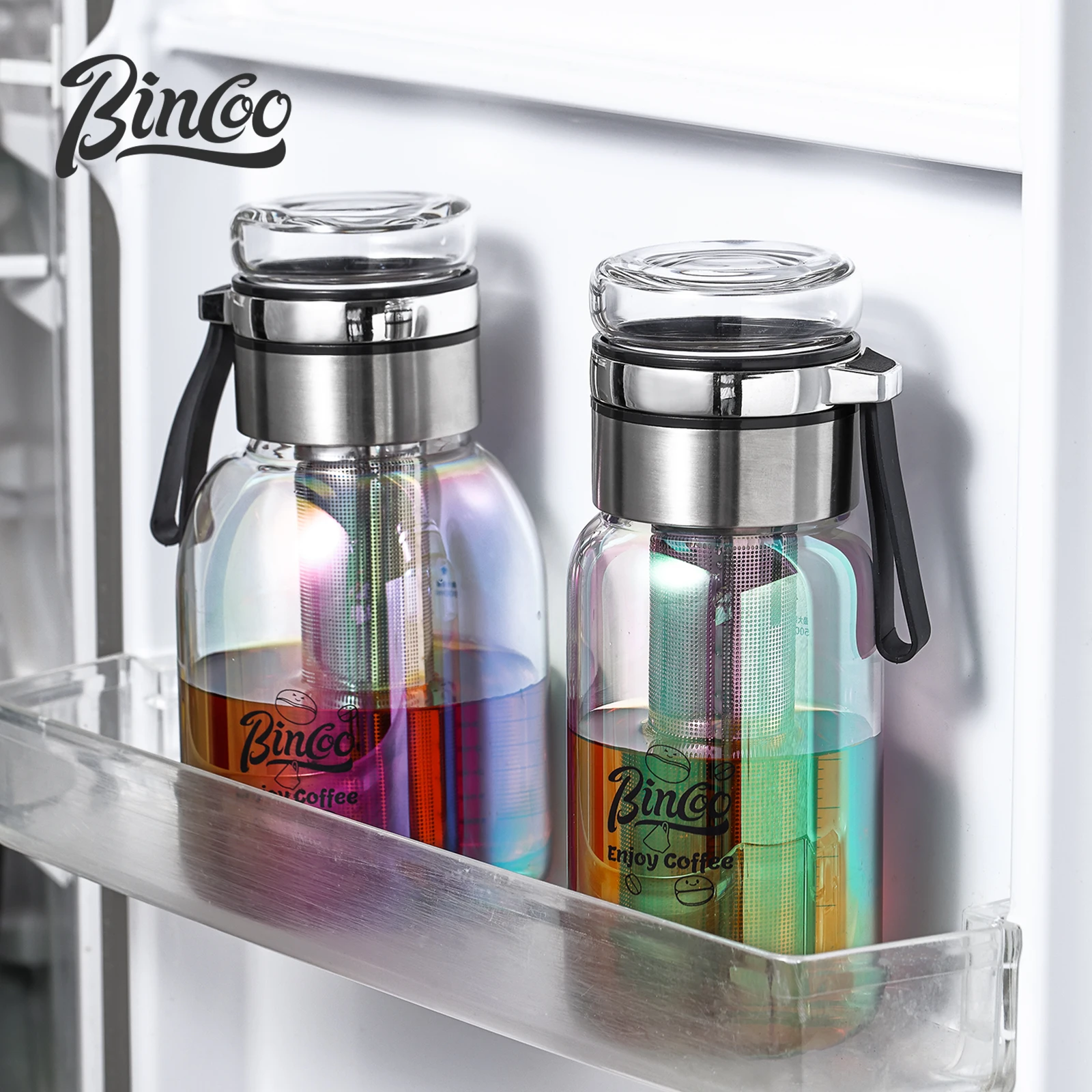 Cold Brew Iced Coffee Maker 800mL Iced Coffee Maker Tea Infuser Airtight Cold Brew Pitcher Coffee Accessories Cold Brew System