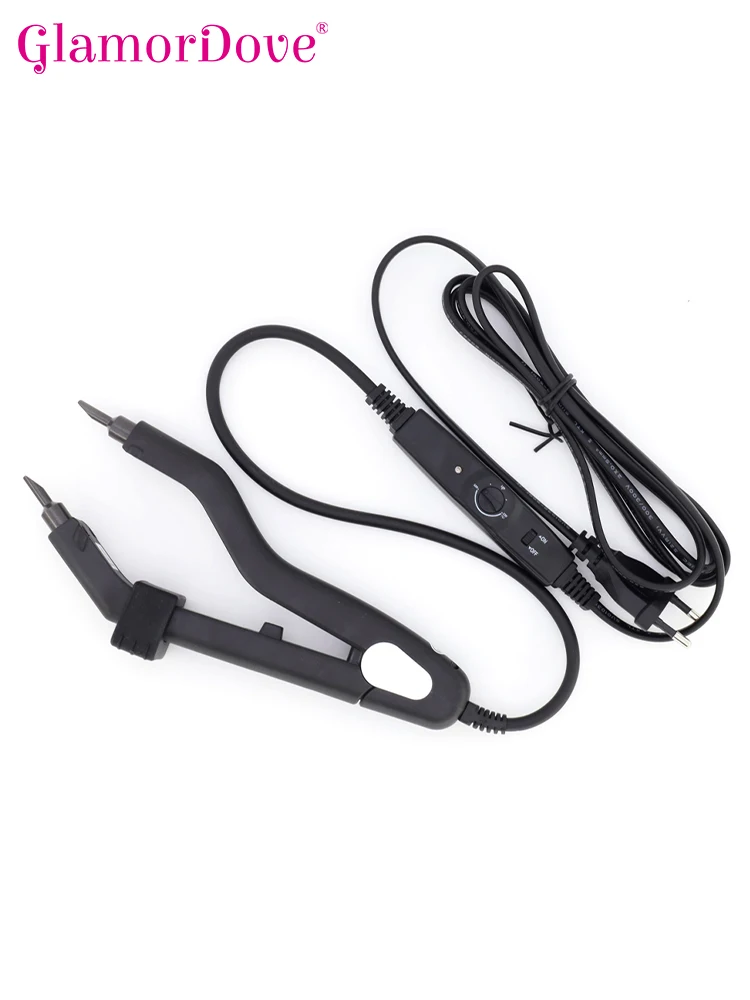 Hot Fusion Hair Extension Melting Tool Keratin Fusion Bonding Tool Hair Extension Heating Iron Glue Gun
