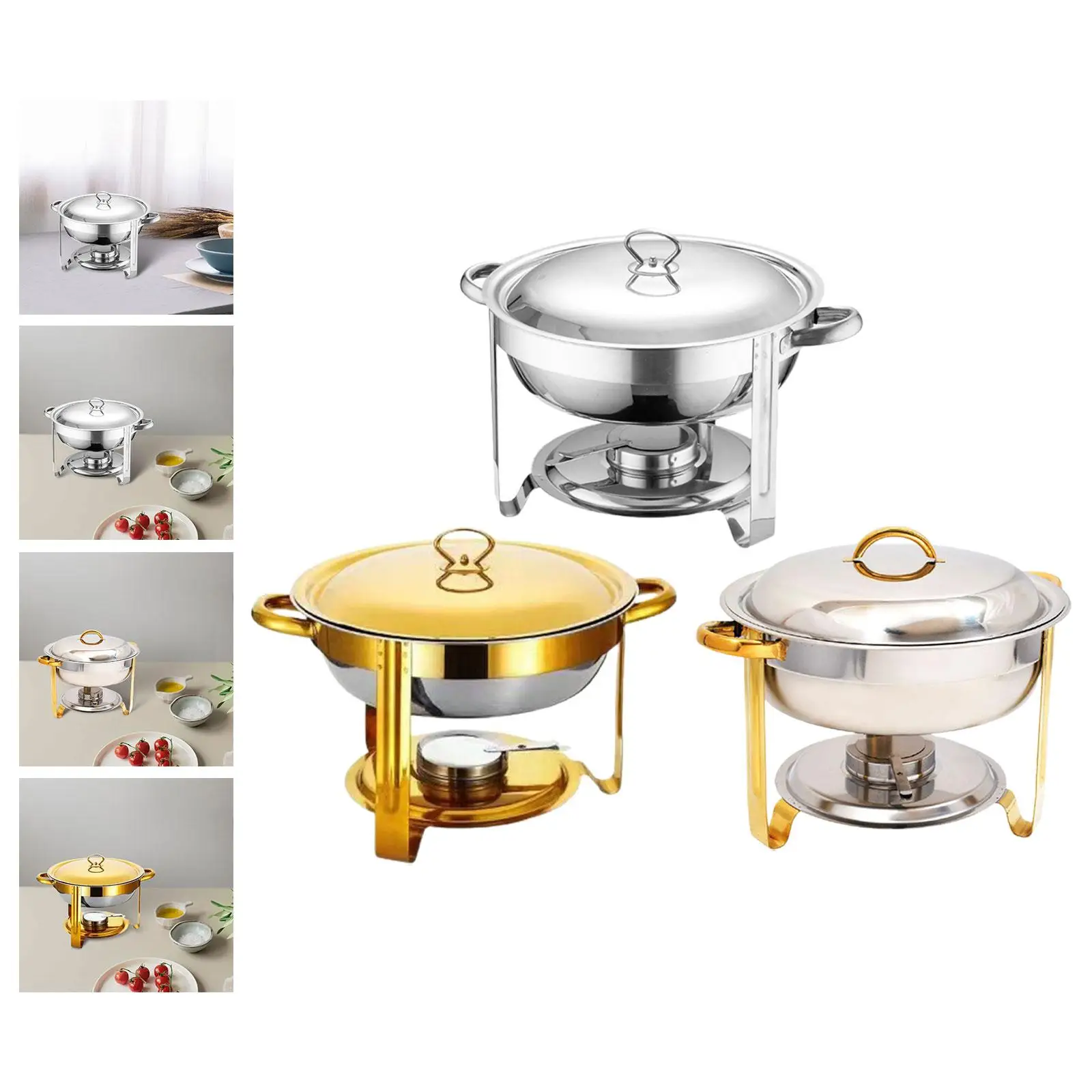 Elegant Stainless Steel Buffet Server for Catering Functions