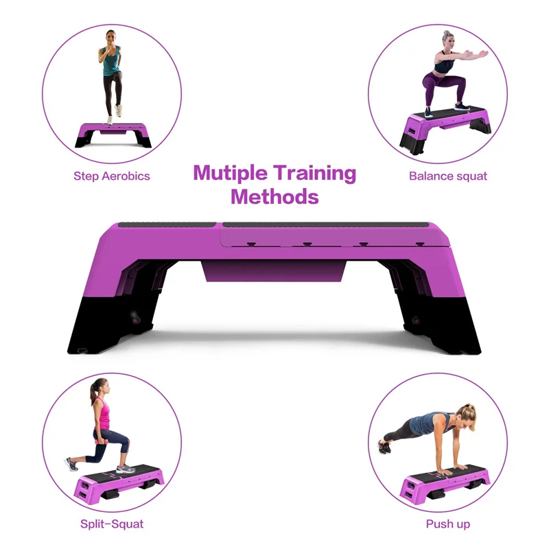 Platform Exercise Stretching Home Gym Workout Fitness Step Weight Bench