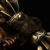 7"Tibetan Temple Collection Bronze Nine Shares Dorje Vajra Phurpa Box set Pendant Amulet Dharma Town house Exorcism 5