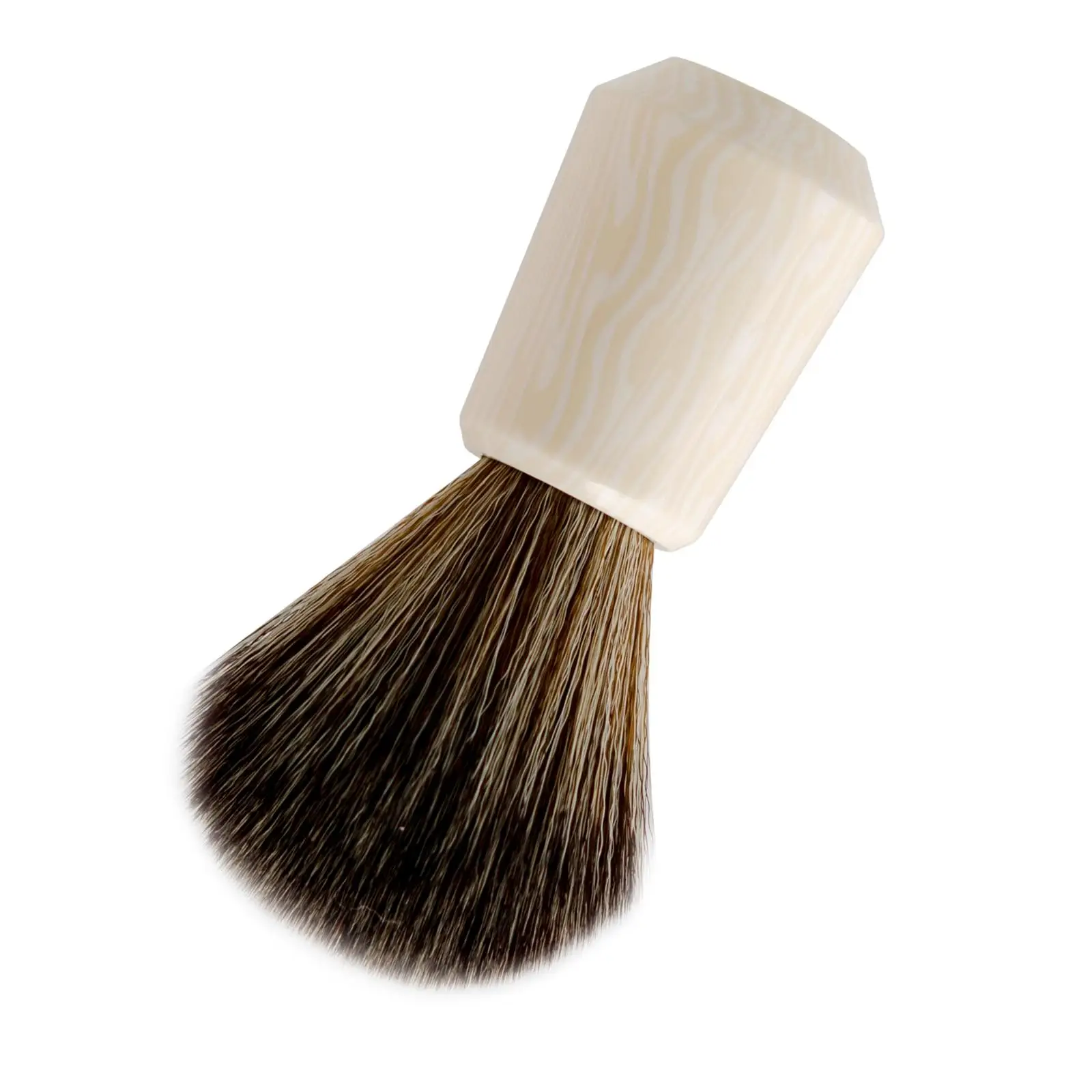 Shaving Brush Birthday Gift Professional Shaving Accessory Hair Salon Tool Resin Handle for Barbershop Hair Salon Home Travel