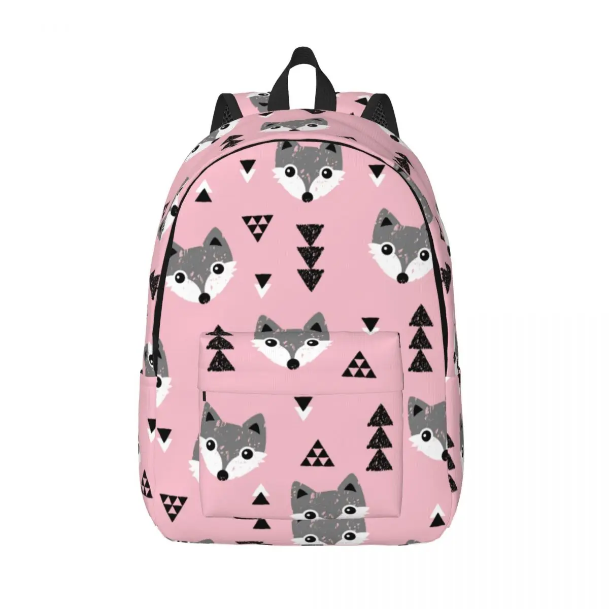 

Студенческая сумка с геометрическим рисунком, детский лесной рюкзак для детей и родителей, легкий рюкзак, сумка для ноутбука для пары