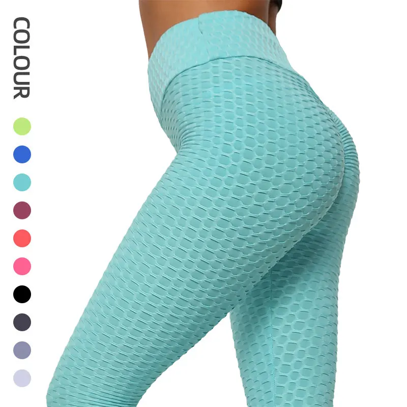 High Waist Butt Lifting Women's Yoga Pants for Sports Running Fitness
