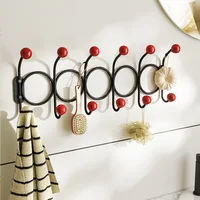 Candy Color Wall Hook Metal Clothes Hat Holder Rack Crochet Organizer Home Baby Kids Room Decoration Nursery Decor 2