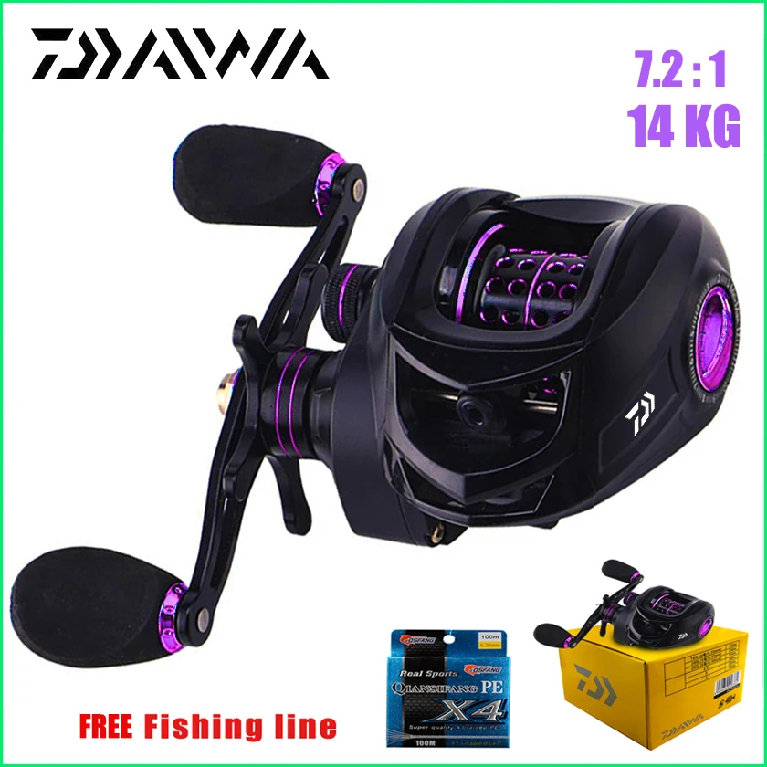 

Original daiwa fishing reel, high-speed ratio 7.2:1, maximum resistance 14KG, universal for seawater