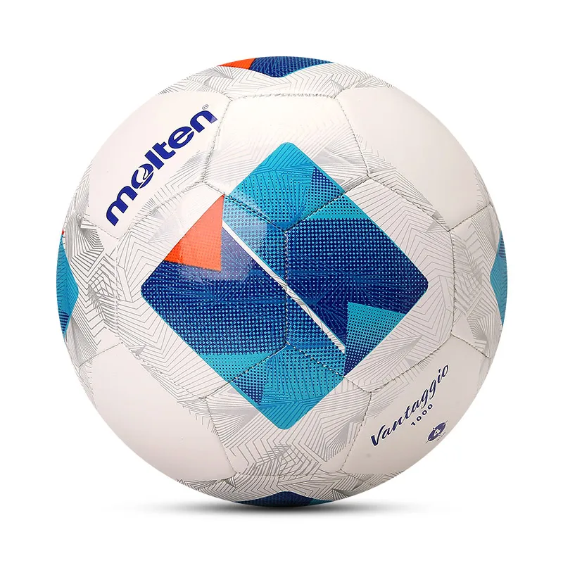 Balles de football fondues taille officielle 5 taille 4 cousues à la machine matériau TPU souple de haute qualité équipe d'entraînement de football en plein air futbol