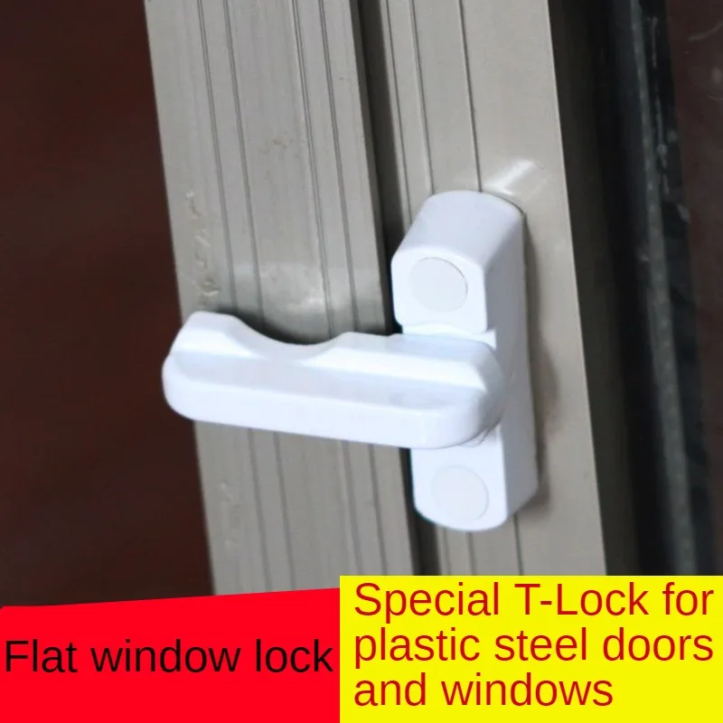 2 Blocchetti Di Sicurezza Per Porte E Finestre In UPVC - Serrature In Lega Di Alluminio Bianche, Antifurto Per Balcone