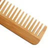 3 Pieces Wide & Fine Teeth Bamboo Comb Custom LOGO  - Personalized Your Name Text Date - Bamboo Hair Comb for Women 5