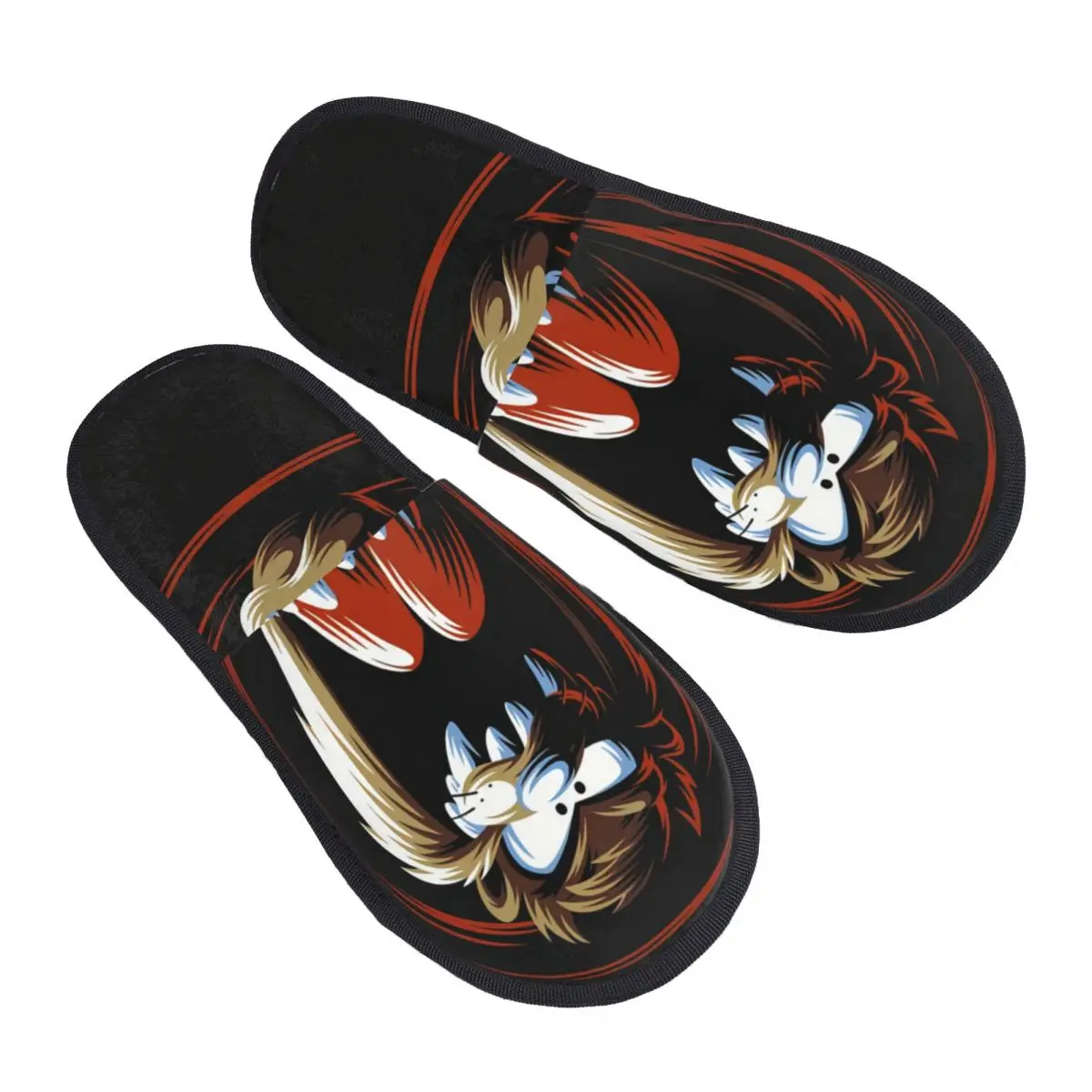 

Custom Print Women Cartoon Tasmanian Devil House Slippers Soft Warm Taz Memory Foam Fluffy Slipper Indoor Outdoor Shoes